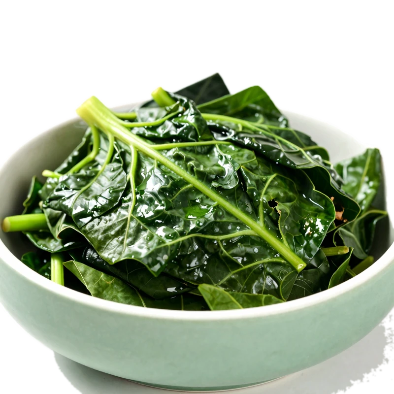 Collards, fresh, cooked, fat added, NS as to fat type
