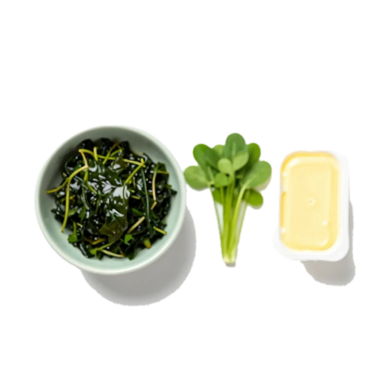 Cress, cooked, NS as to form, made with margarine