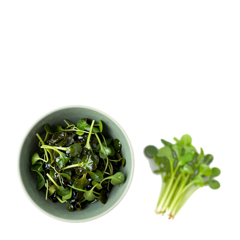 Cress, cooked, NS as to form, made with oil