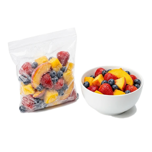 Fruit mixture, frozen