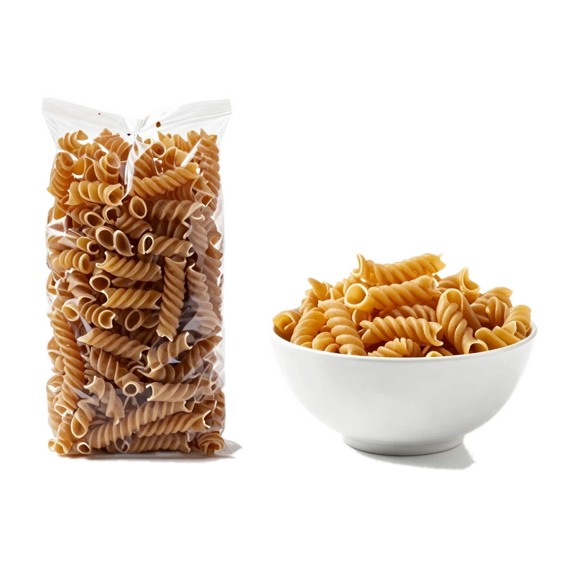 Macaroni, whole wheat, cooked, fat not added in cooking