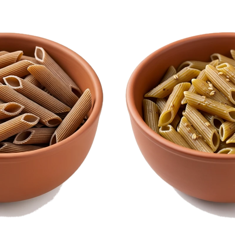 Pasta, whole grain, cooked