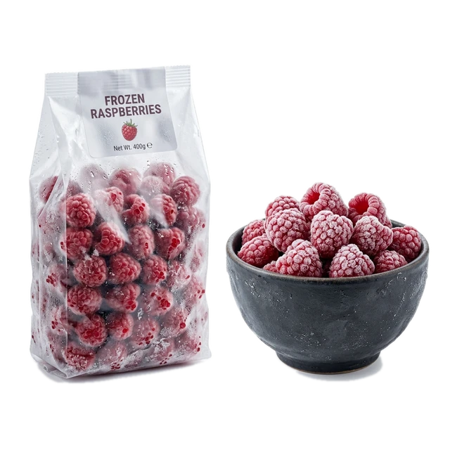 Raspberries, frozen