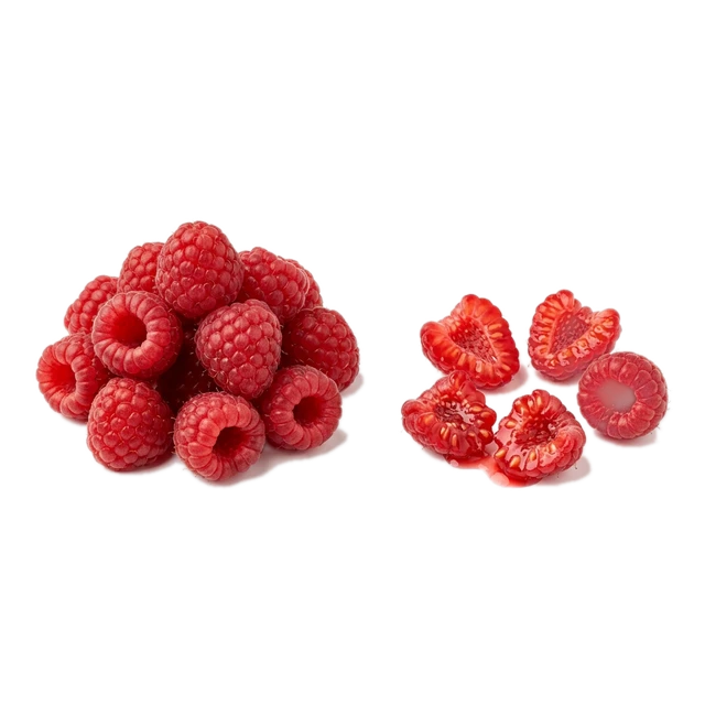 Raspberries, red, raw